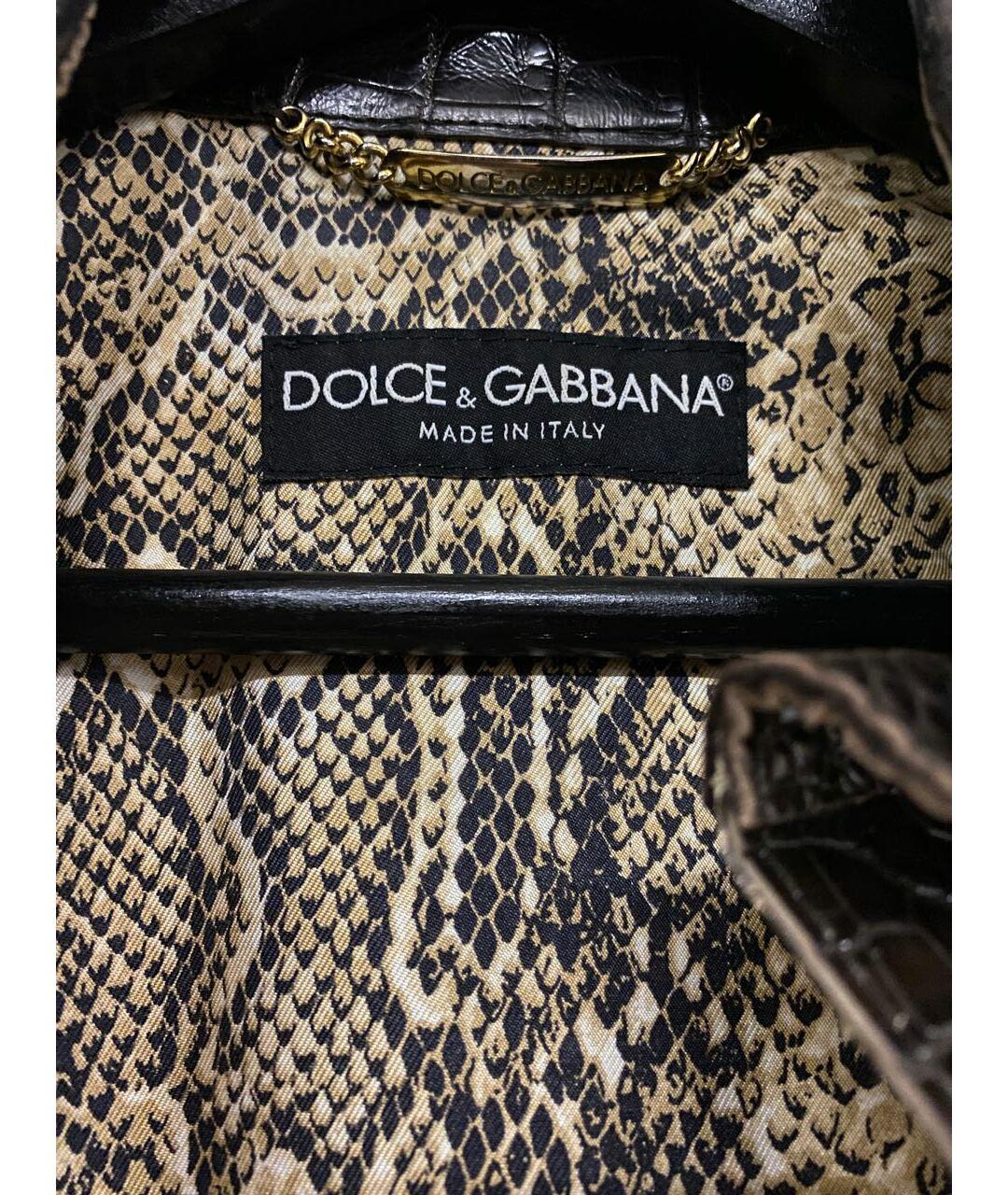 S/S 2005 Dolce & Gabbana python and alligator skin trench 1