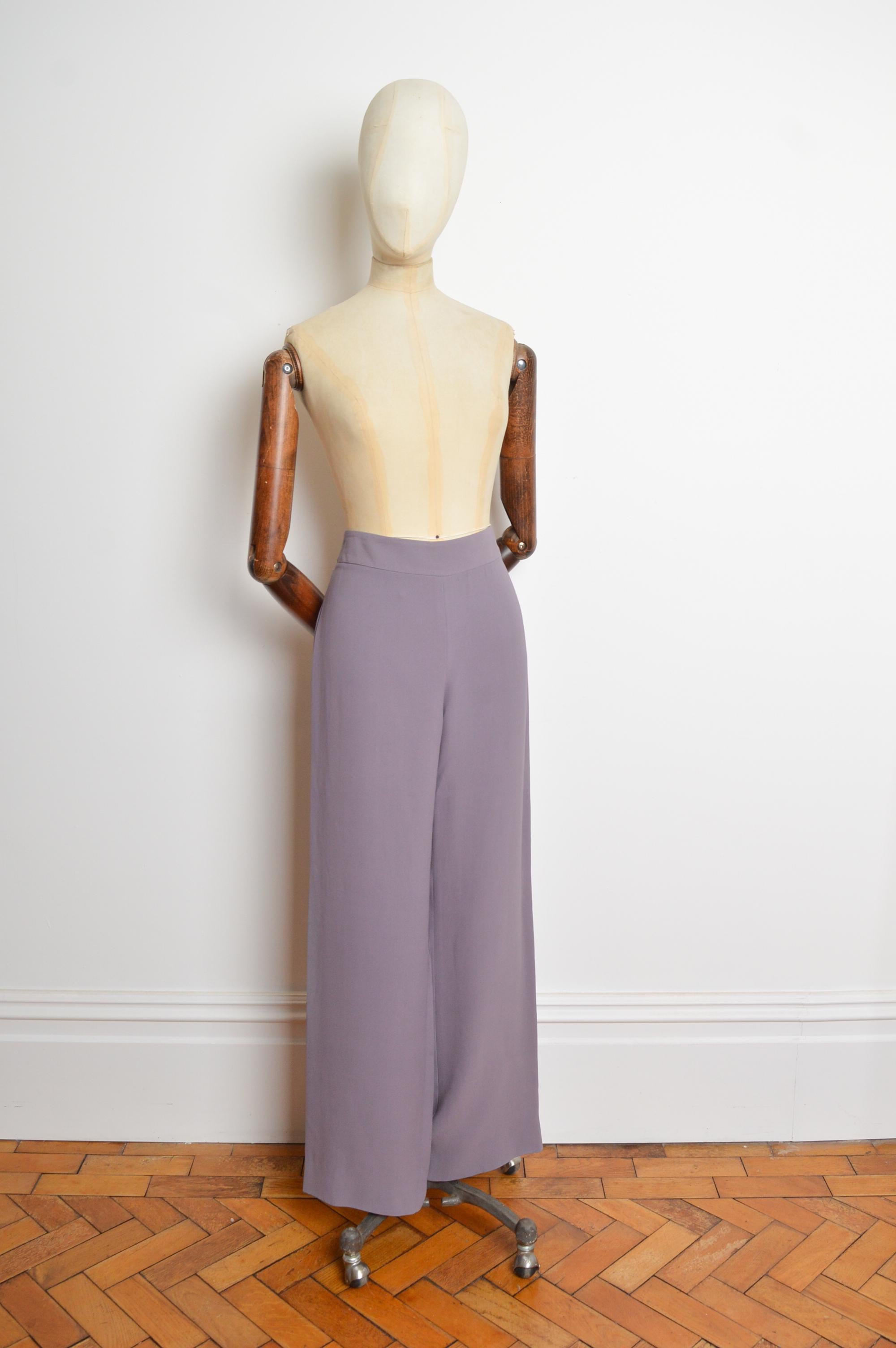 P/E 2005 Giorgio Armani Blazer lilla e viola in raso Giacca e pantaloni da abito in vendita 6