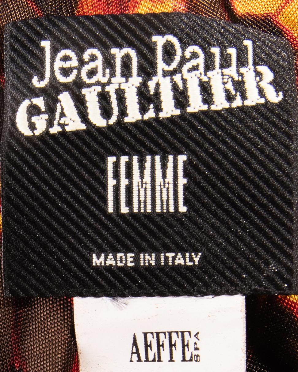 S/S 2005 Jean Paul Gaultier Tortoiseshell Print Dress 4