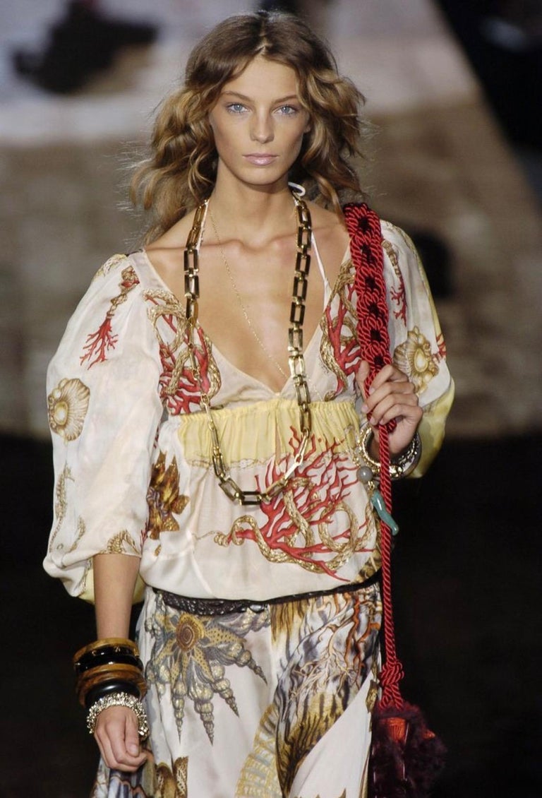 2005 animal silk maxi dress roberto cavalli Leah from Love Island wearing vintage Roberto Cavalli 2005 Animal Silk Maxi Dress