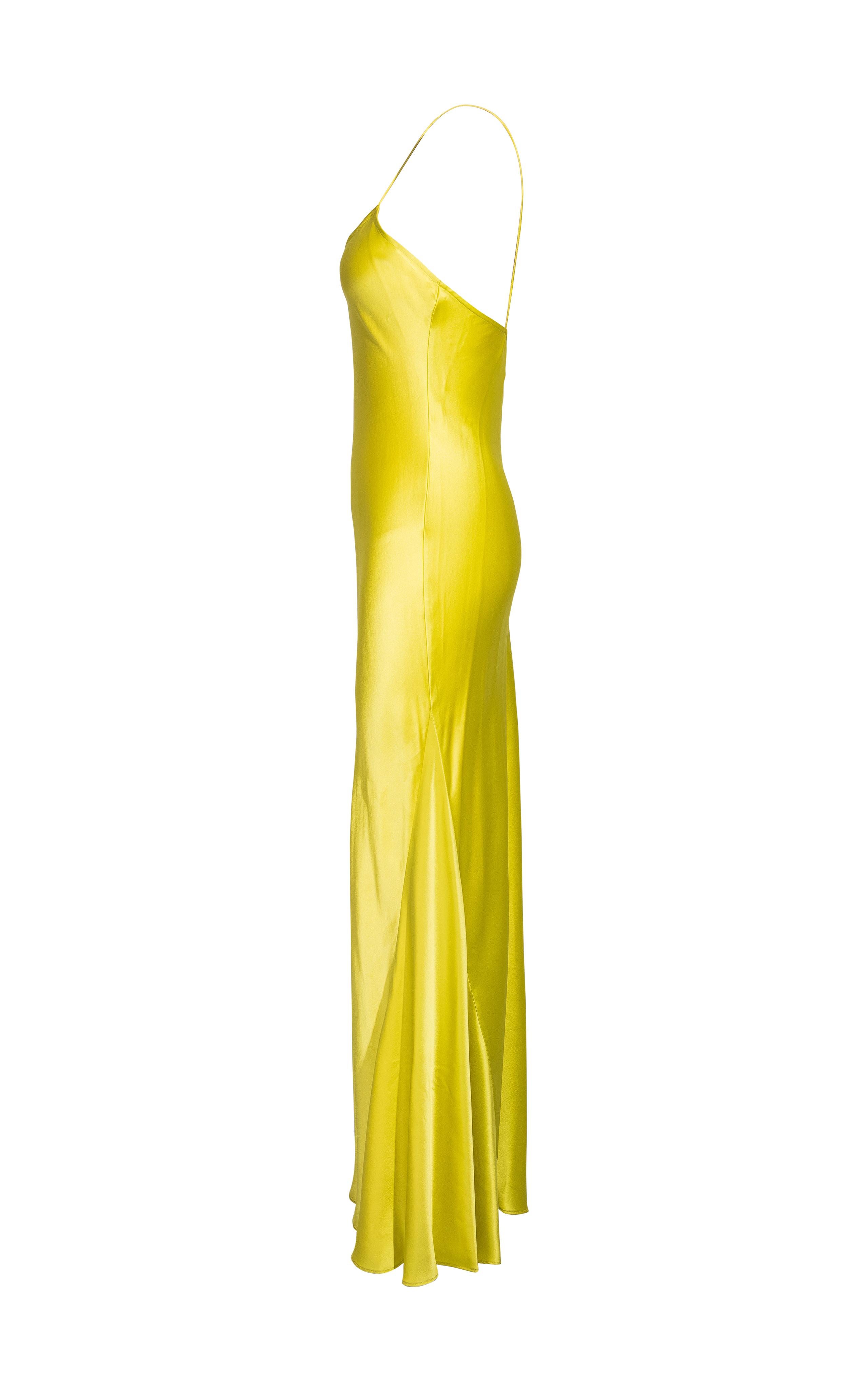 S/S 2005 Stephen Burrows Abstract Print Gown with Ruffle Details 2