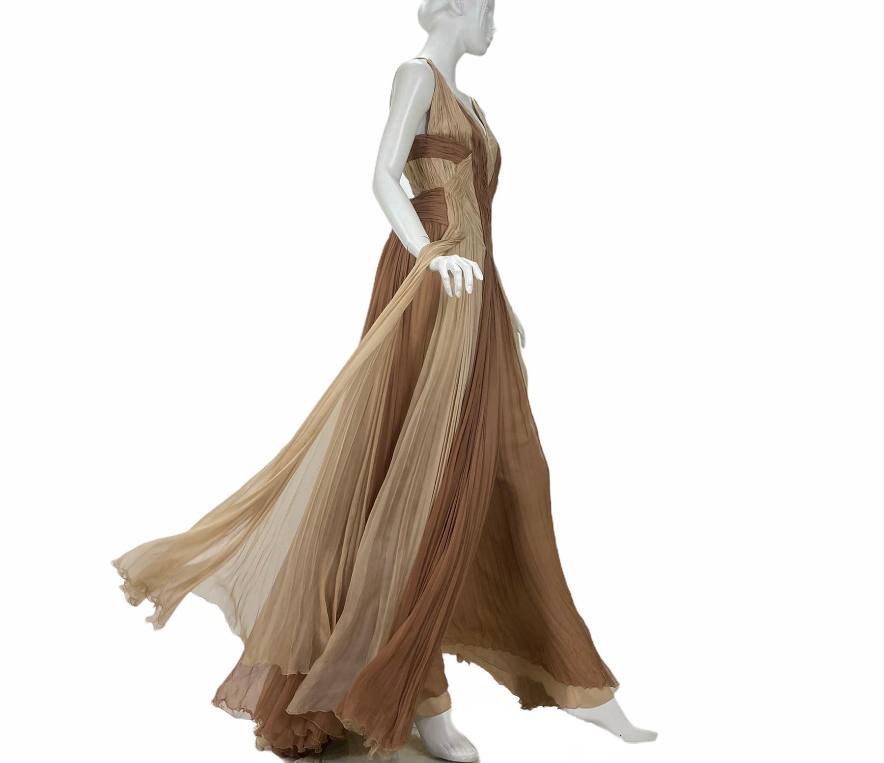 Brown S/S 2006 Look #50 Versace Silk Gown