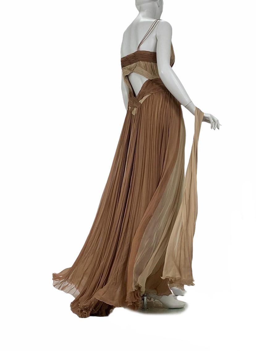 S/S 2006 Look #50 Versace Silk Gown In Excellent Condition In Montgomery, TX