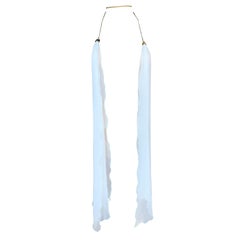 S/S 2006 Maison Martin Margiela Runway White Scarf Necklace Top