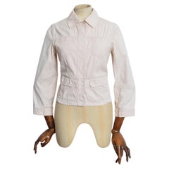 F/S 2007 Christian Dior by John Galliano Chic Cremefarbene Boxy Cropped Beige Jacke in Boxy