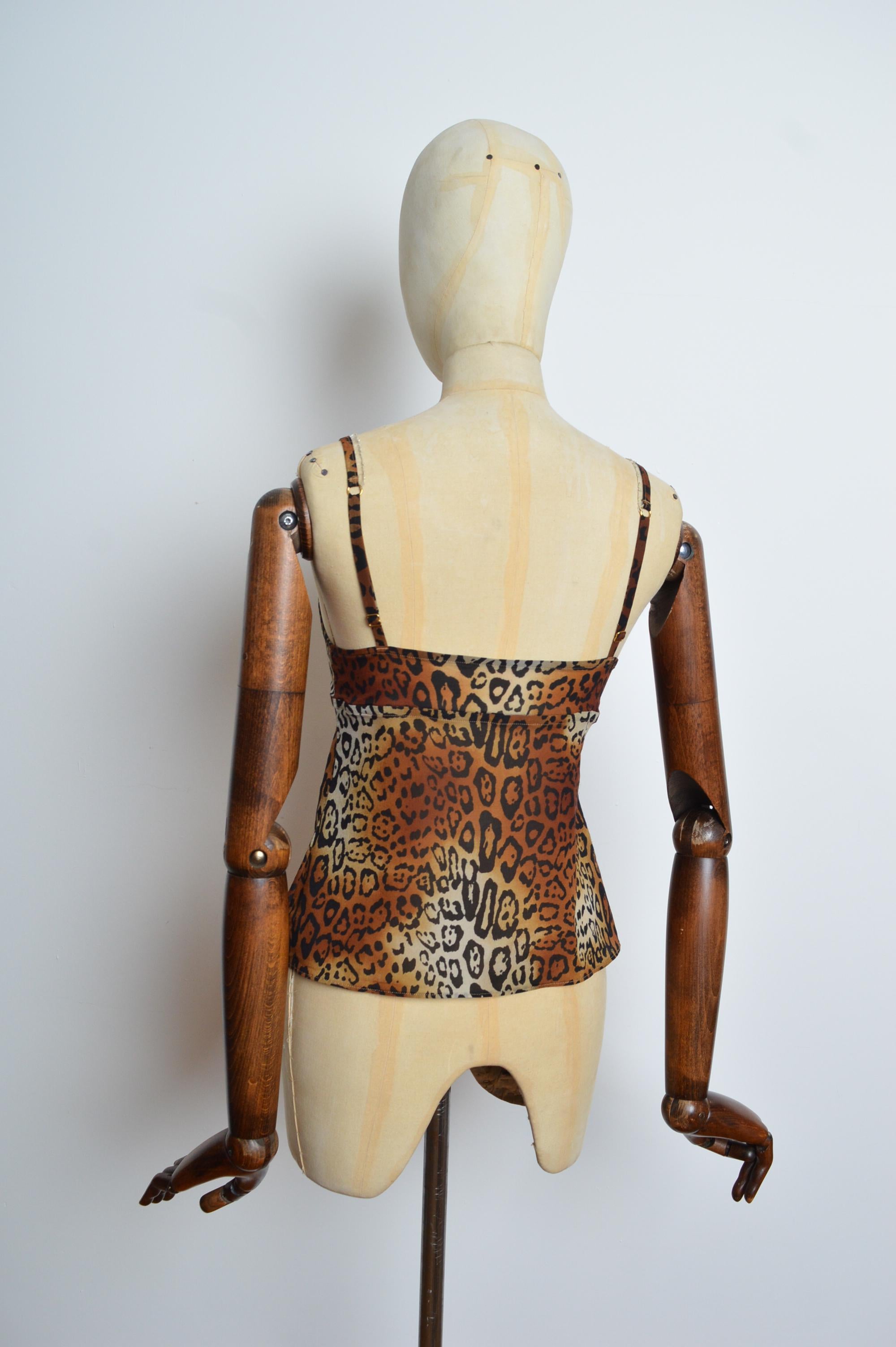 S/S 2008 Christian Dior by John GALLIANO leopard print Silk Camisole - Vest Top 6