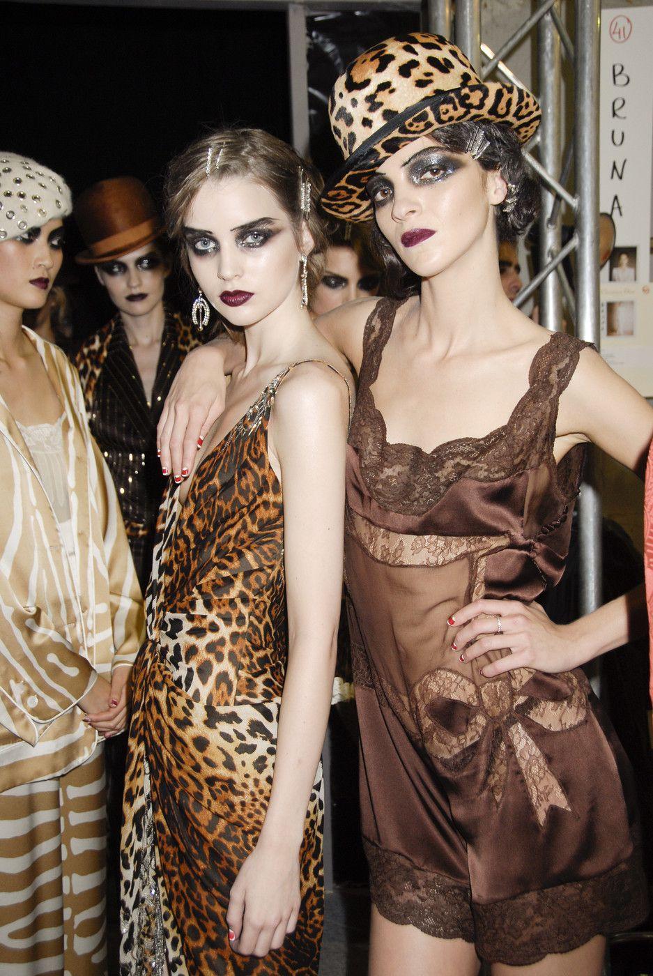 Beige S/S 2008 Christian Dior by John GALLIANO leopard print Silk Camisole - Vest Top
