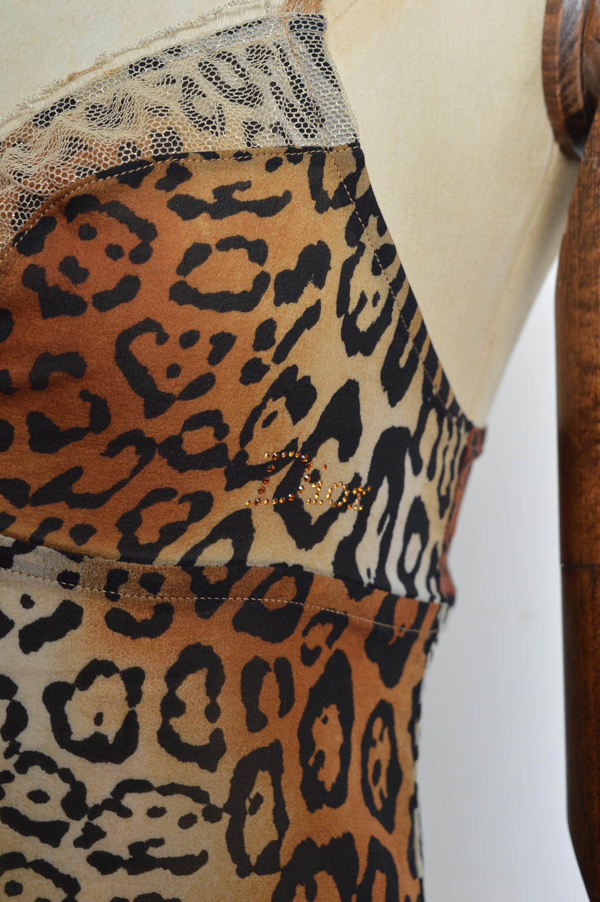 S/S 2008 Christian Dior by John GALLIANO leopard print Silk Camisole - Vest Top 2