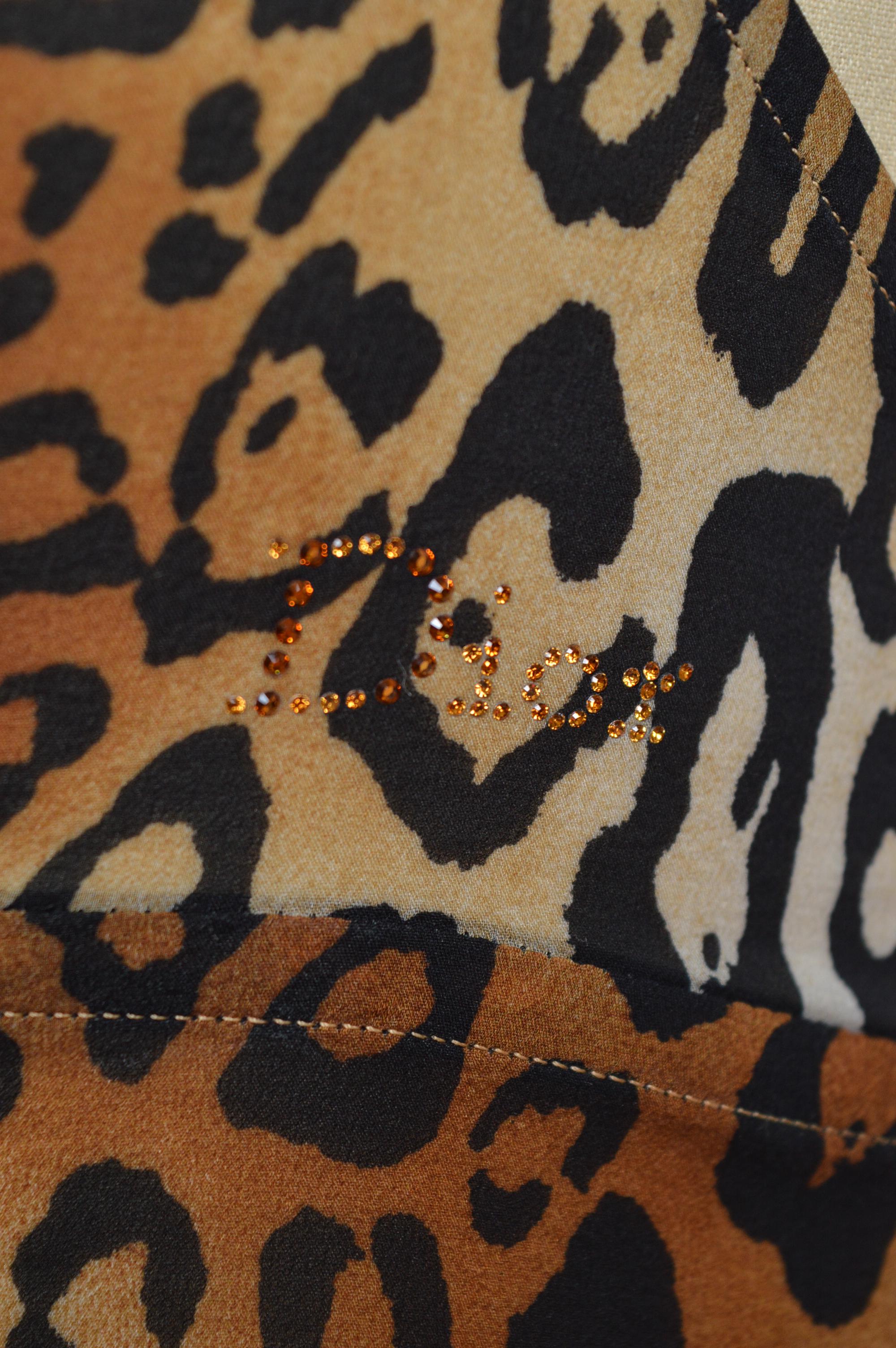 S/S 2008 Christian Dior by John GALLIANO leopard print Silk Camisole - Vest Top 3