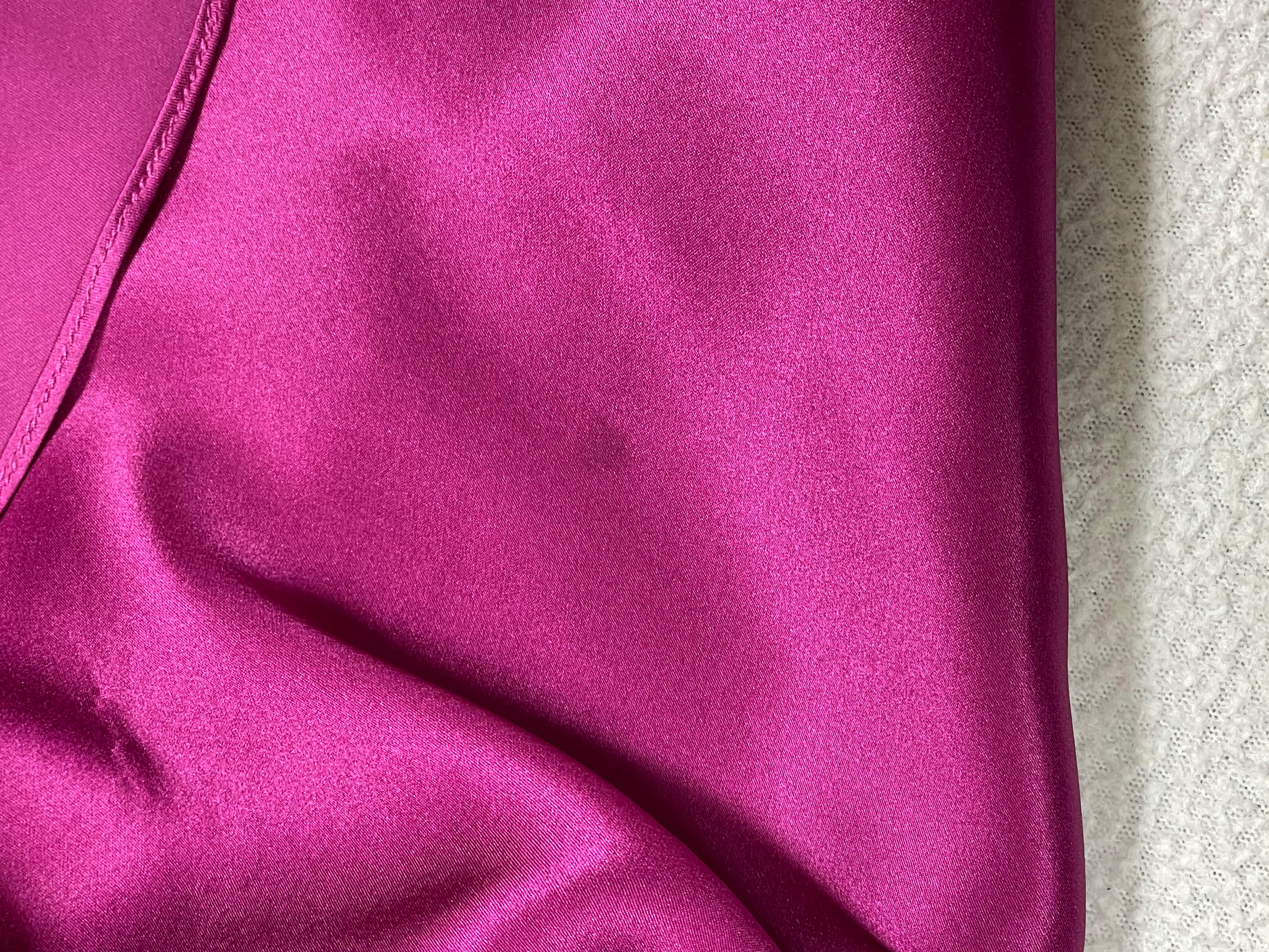  S/S 2010 Christian Dior by John Galliano Hot Pink Silk Lingerie Slip Dress 2