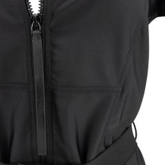 S/S 2010 Gucci Black Bodycon Buckle Belted Short Sleeve Dress L