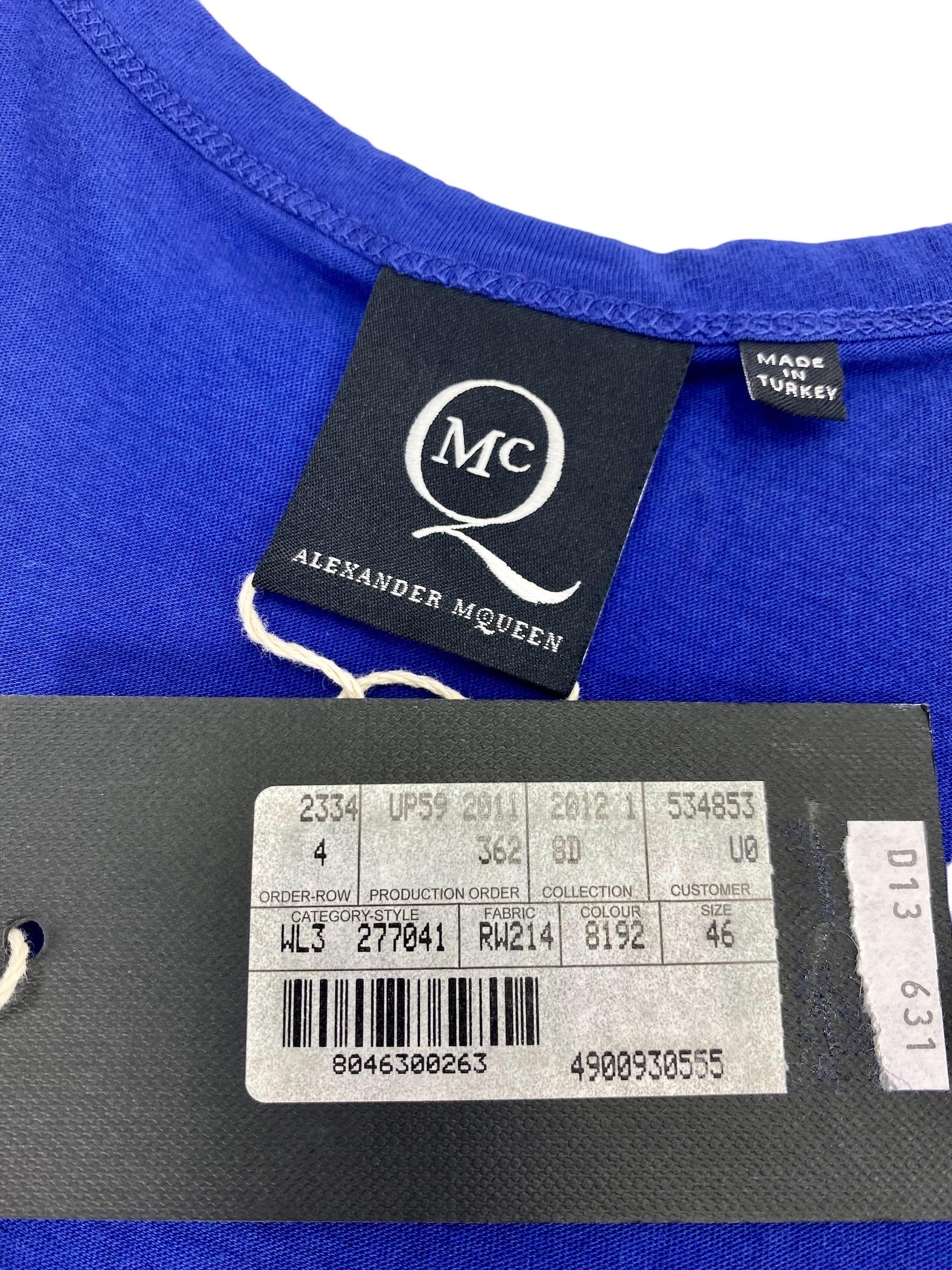 Iconic Vintage Alexander McQueen McQ Top T-shirt In New Condition For Sale In Montgomery, TX