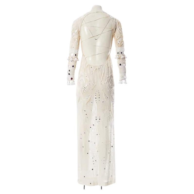 S/S 2011 Emilio Pucci  beaded and mirror embellished nude beige dress 

Length:60