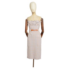 S/S 2011 Vivienne Westwood „Picnic“ – Cocktailkleid im Milchmädchen-Stil mit Gingham-Karomuster