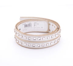 S/S 2012 Look #2 Versace Runway Crystal Embellished Belt