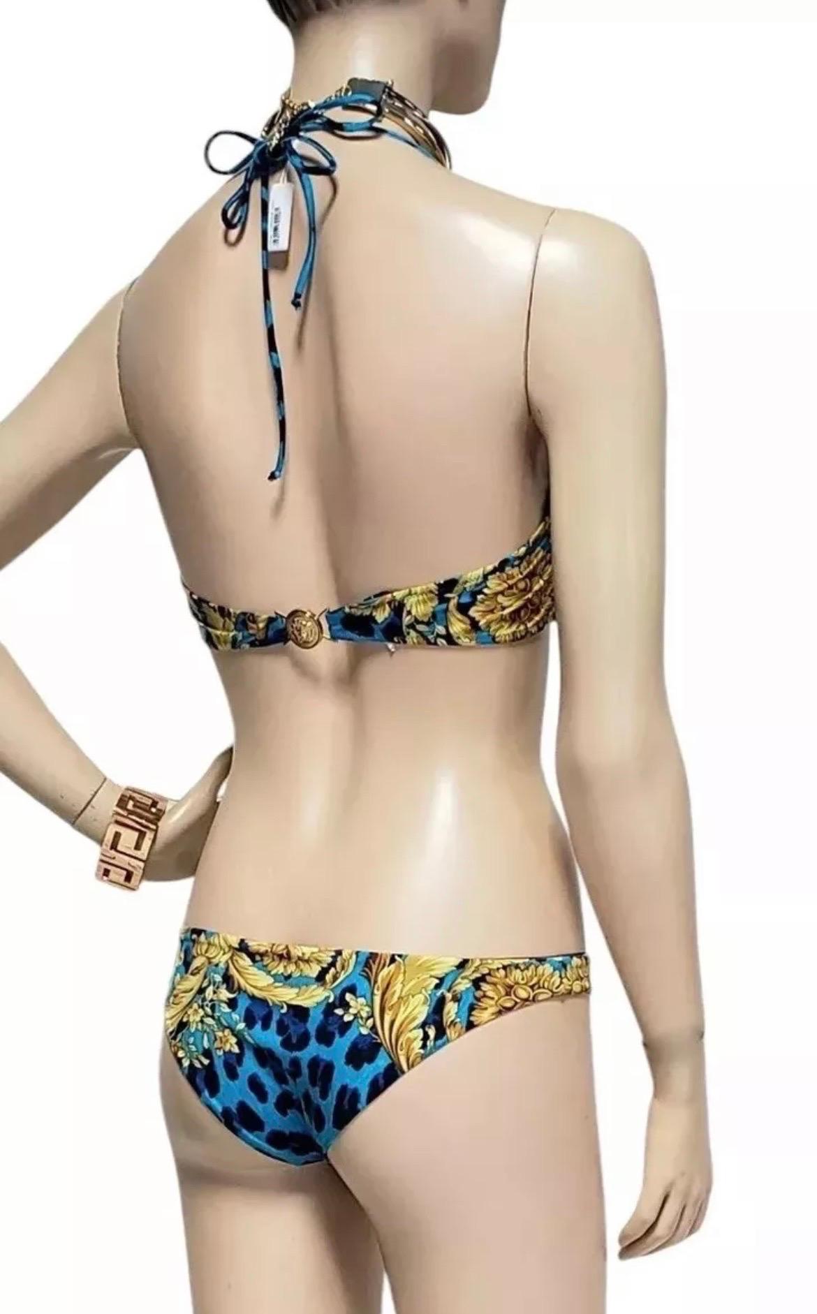 S/S 2013 Look # 7 Versace Baroque Printed Swimsuit Size XS In New Condition For Sale In Montgomery, TX