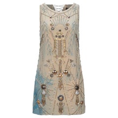 S/S 2013 Versace Embellished Silk Dress