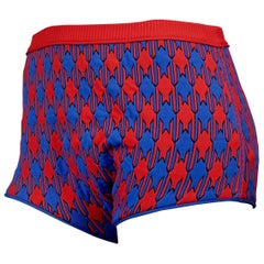 S/S 2015 CELINE Vibrant Diamond Jacquard Knit Shorts