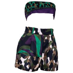 S/S 2016 Look # 31 NEUE VERSACE-MILITÄRSCHE CAMOUFLAGE- PRINTED SHORTS 38 - 2