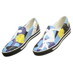 S/S 2016 New VERSACE CUBA PRINT LOW-TOP SNEAKERS 41 - 8