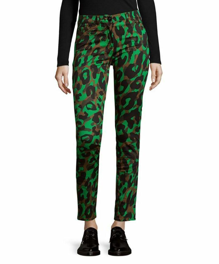 S/S 2016 VERSACE GREEN MILITARY PANTS size 28 For Sale 3