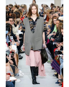 S/S 2018 Old Céline by Phoebe Philo PVC Handbag with Green Interior Clutch