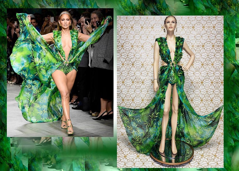 S/S 2020 Versace Embellished Jungle print Finalee Dress as seen on Jen  Lopez For Sale at 1stDibs | versace jungle dress price, versace jungle  print dress, versace jungle dress