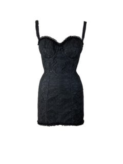 S/S Spring Summer 1992 Rare Dolce & Gabbana Runway Lingerie Corset Bustier Dress