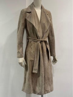 Trench in pelle scamosciata Gucci by Tom Ford, collezione Primavera/Estate 1997