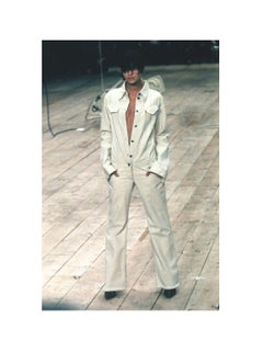 S/S1999 Alexander McQueen Jumpsuit aus Buster-Denim