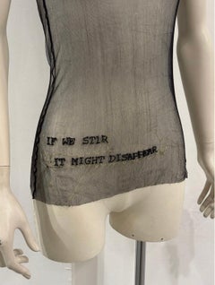 S/S2000 Ann Demeulemeester “If we stir it might disappear” sheer tank