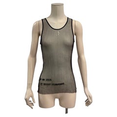 S/S2000 Ann Demeulemeester „If we stir it might disappear“ – transparentes Tanktop
