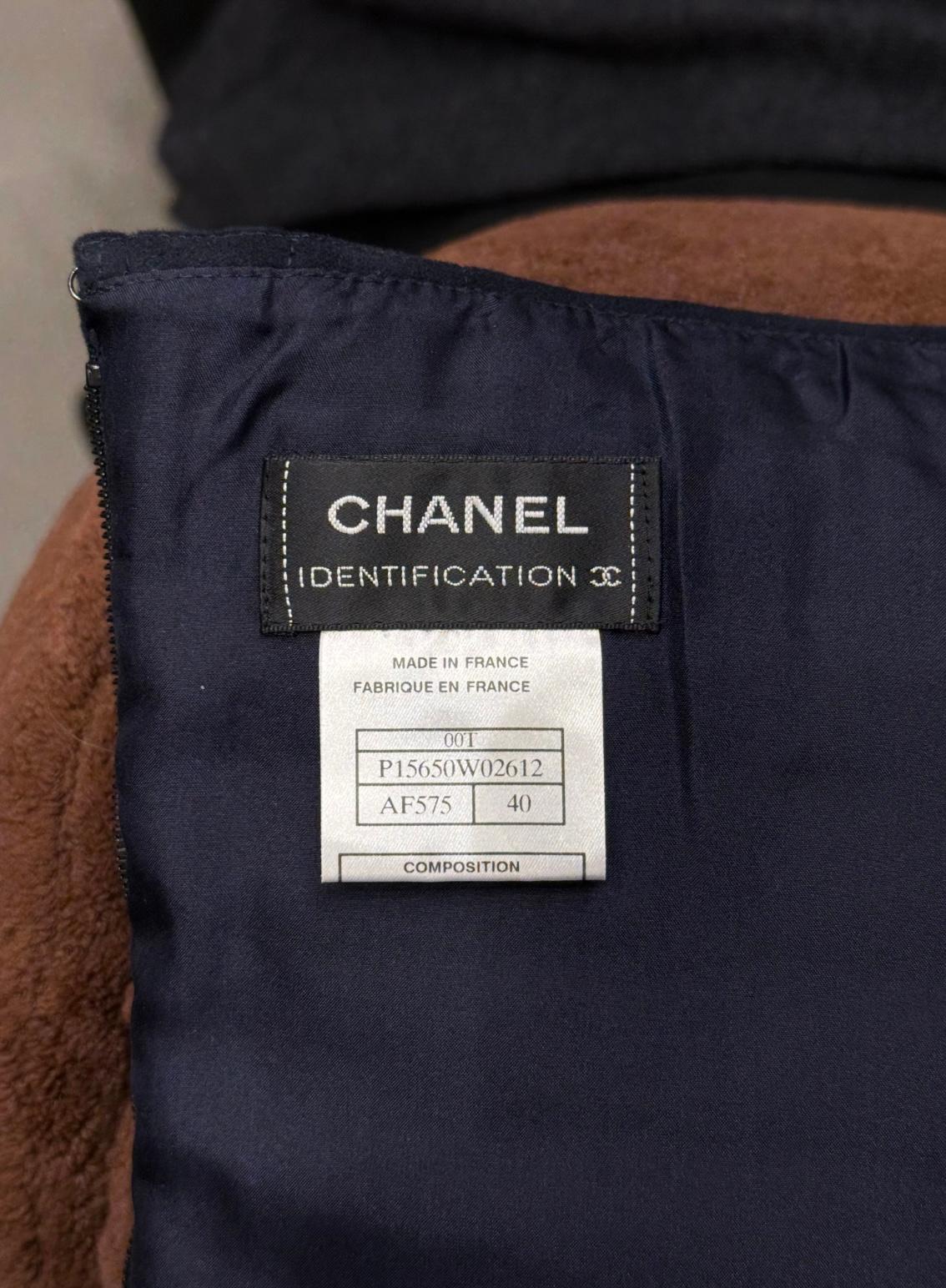 S/S2000 Chanel runway padded set top & skirt en venta 4