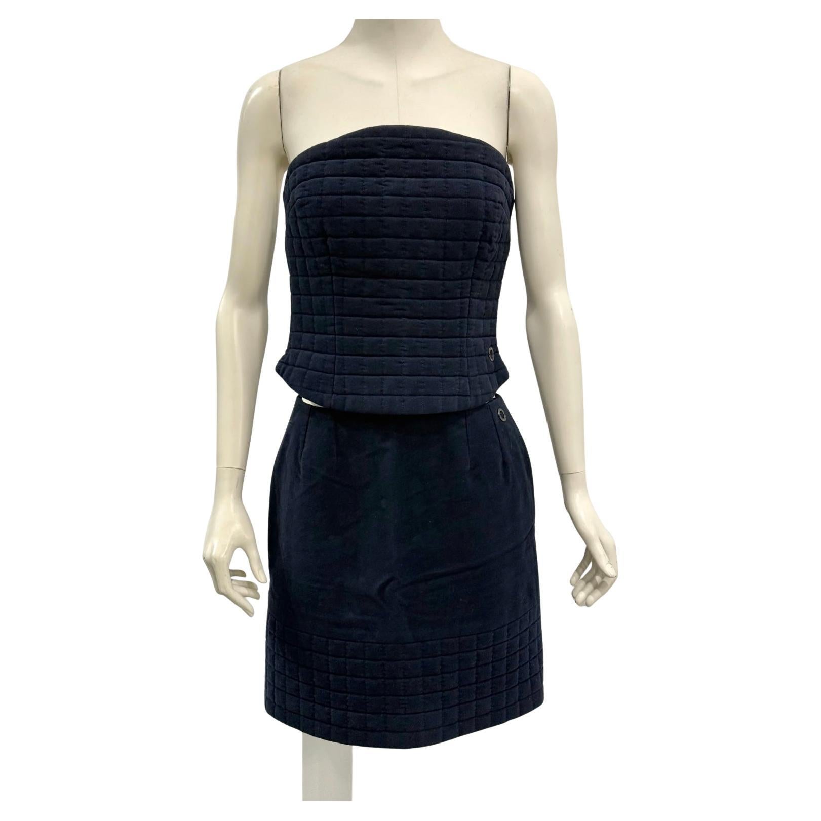 S/S2000 Chanel runway padded set top
skirt