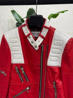S/S2001 Dolce & Gabbana biker leather jacket
