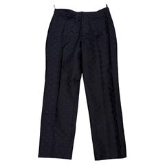 S/S2001 Pantalon en soie monogramme "G" Gucci by Tom Ford