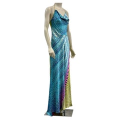 S/S2001 Roberto Cavalli runway psychedelic dress