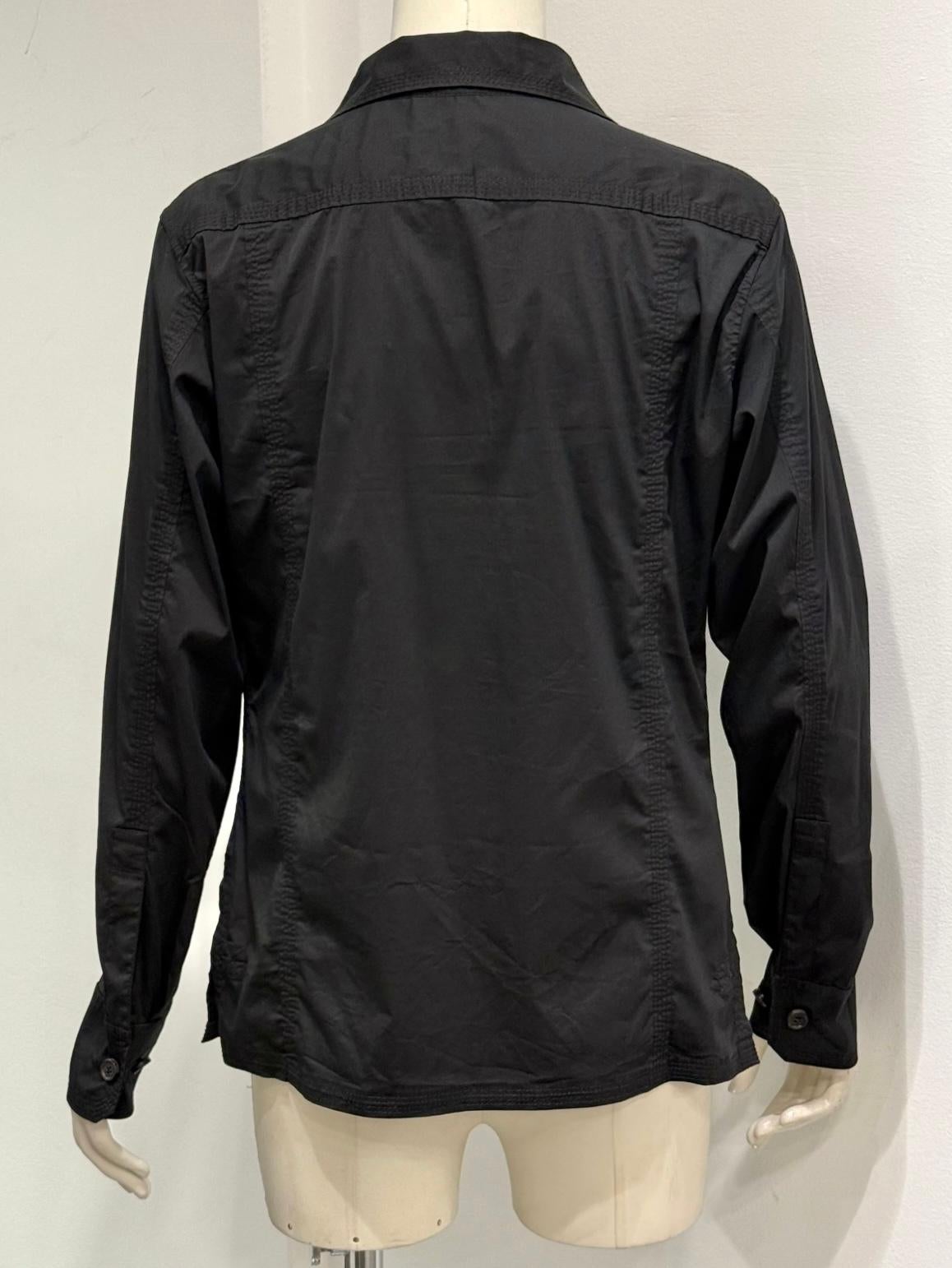 S/S 2002 Yves Saint Laurent by Tom Ford Safarihemd zum Schnüren im Angebot 2