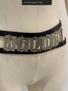 S/S2003 Ann Demeulemeester „Wilder“ Ledergürtel