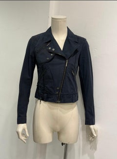S/S2003 Christian Dior by John Galliano cropped cotton biker jacket
