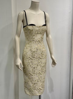 S/S2003 Dolce & Gabbana corset bra bodycon dress