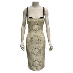 S/S2003 Dolce & Gabbana - Robe bodycon avec soutien-gorge à corset