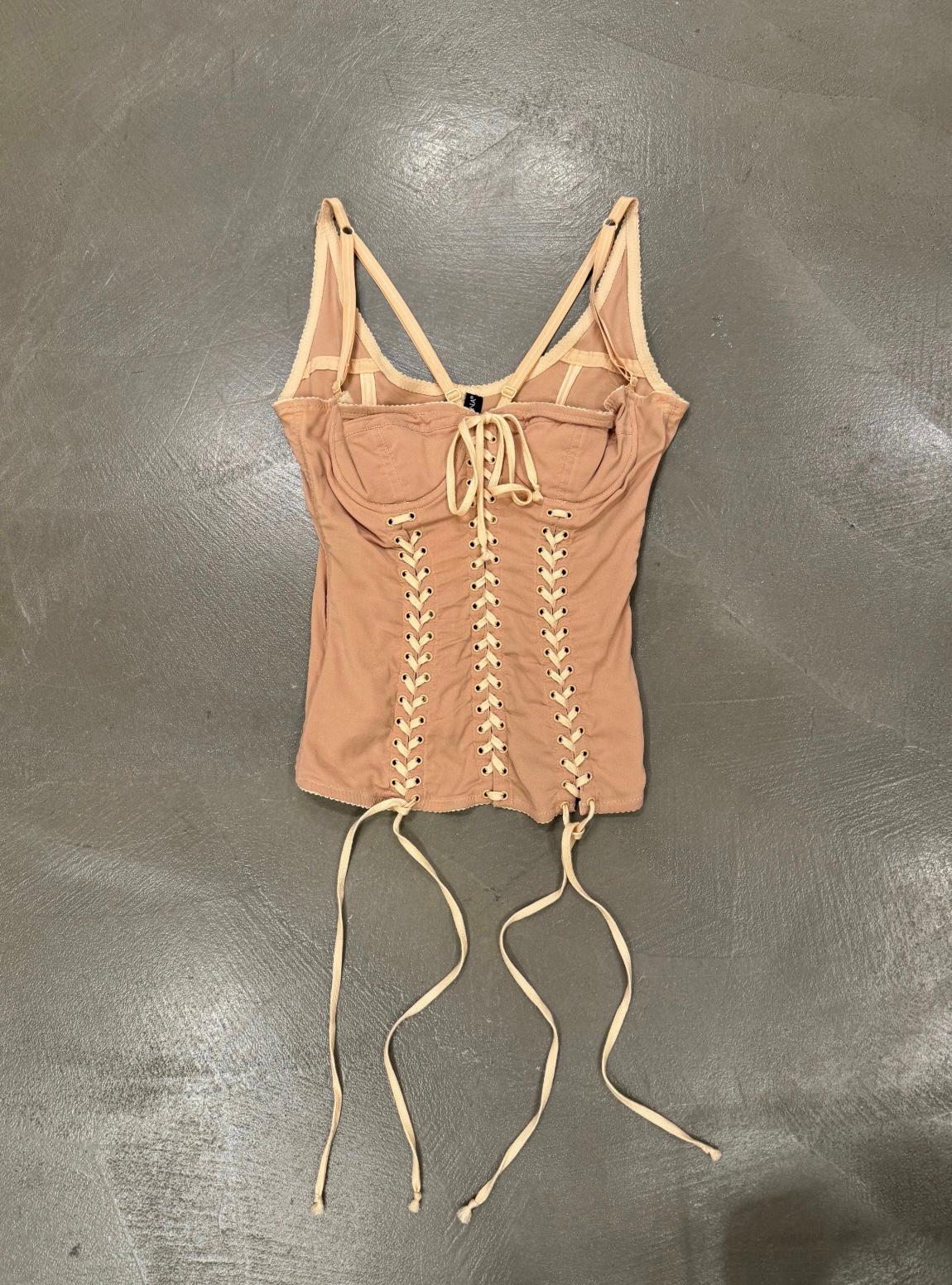 De las mujeres S/S2003 Dolce & Gabbana top corsé con cordones en venta