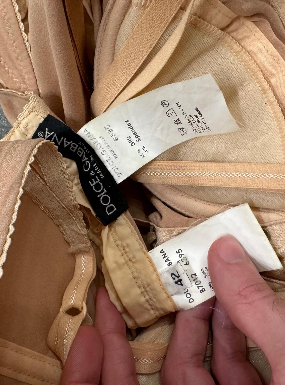 S/S2003 Dolce & Gabbana top corsé con cordones en venta 4