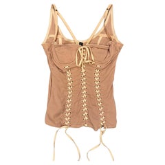 S/S2003 Dolce & Gabbana laced up corset top