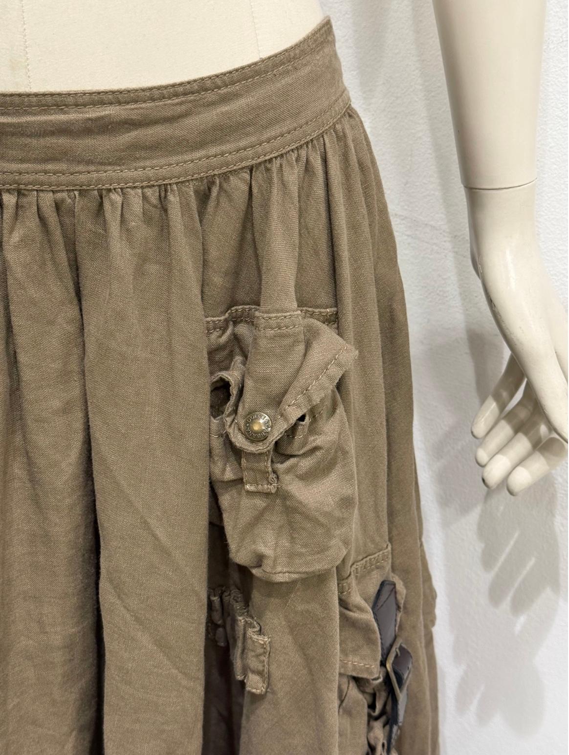 S/S2003 Dolce & Gabbana - Jupe militaire cargo à poches multiples Excellent état - En vente à Milano, Lombardia