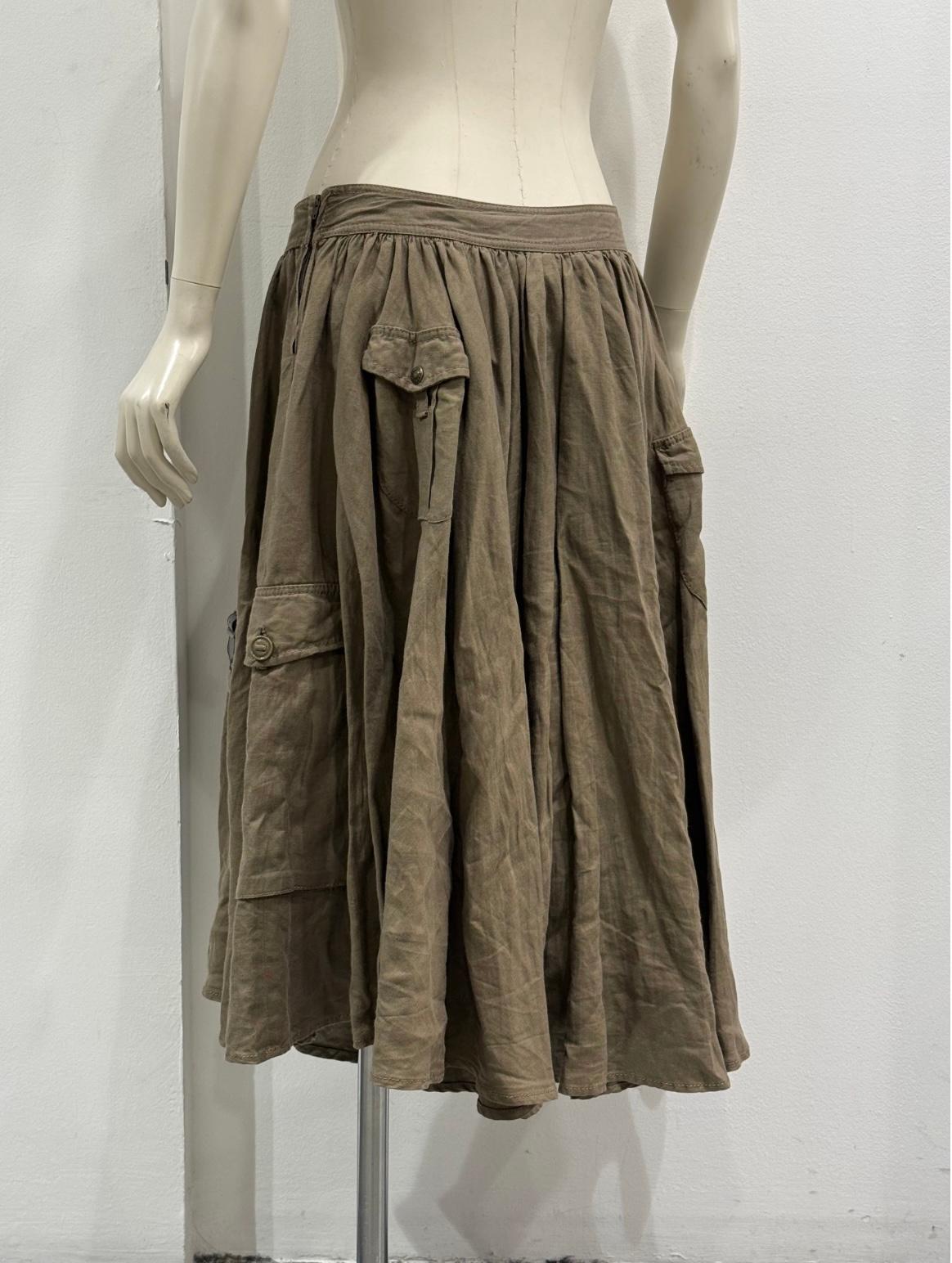 S/S2003 Dolce & Gabbana - Jupe militaire cargo à poches multiples en vente 2