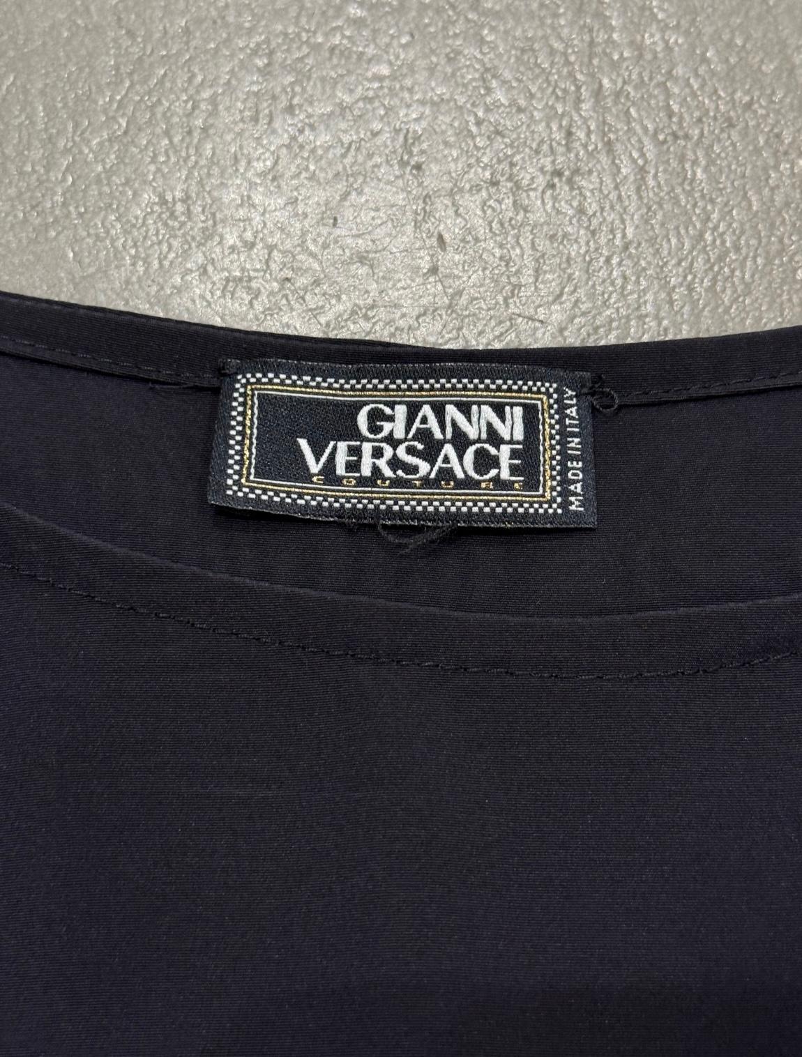 S/S2003 Gianni Versace Laufsteg Bodycon Ausschnitt Kleid im Angebot 6