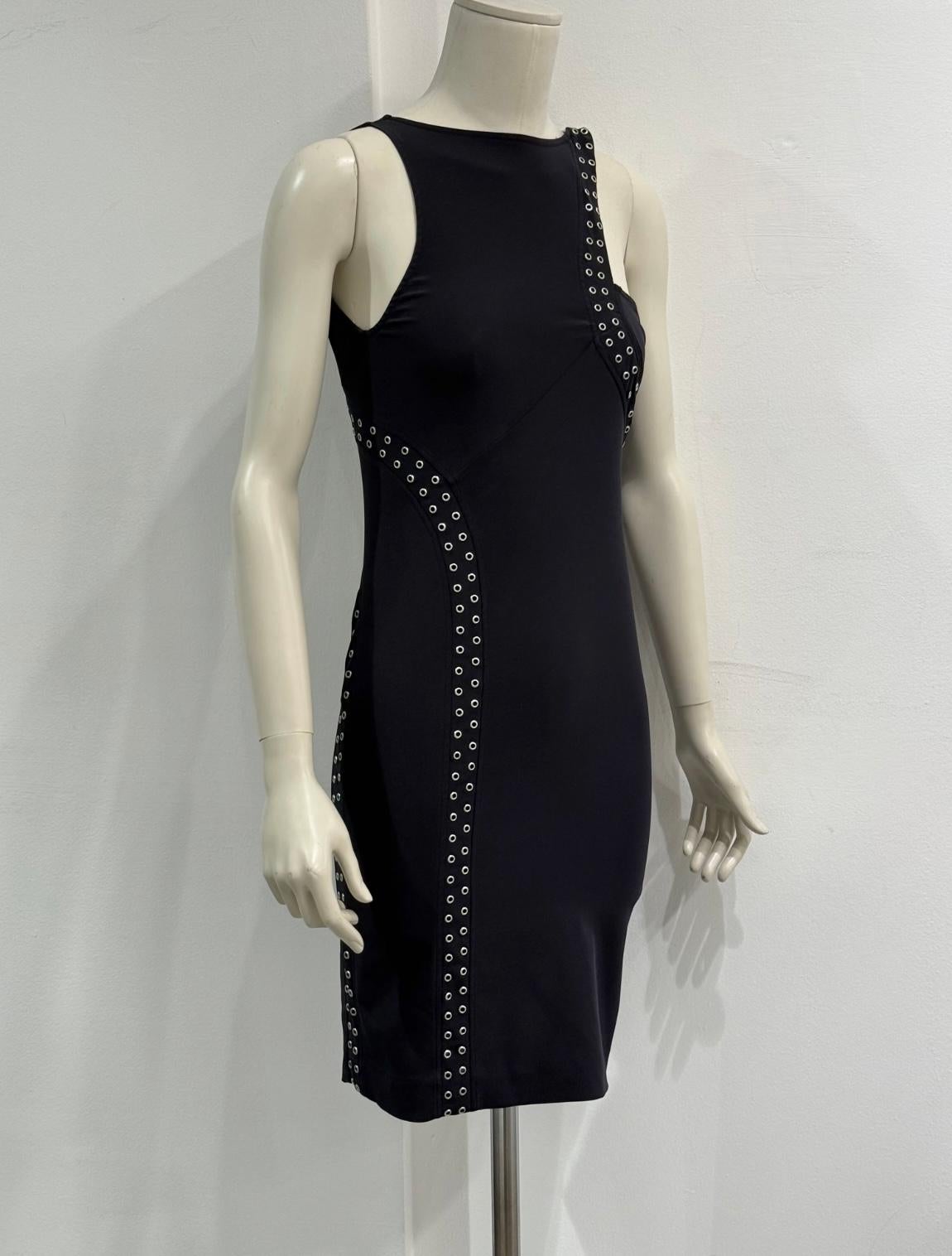 S/S2003 Gianni Versace Laufsteg Bodycon Ausschnitt Kleid im Zustand „Hervorragend“ im Angebot in Milano, Lombardia