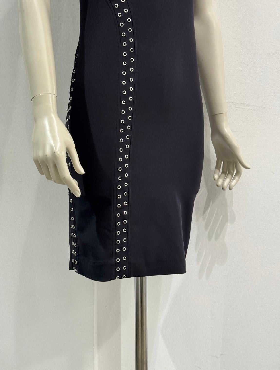 S/S2003 Gianni Versace Laufsteg Bodycon Ausschnitt Kleid Damen im Angebot